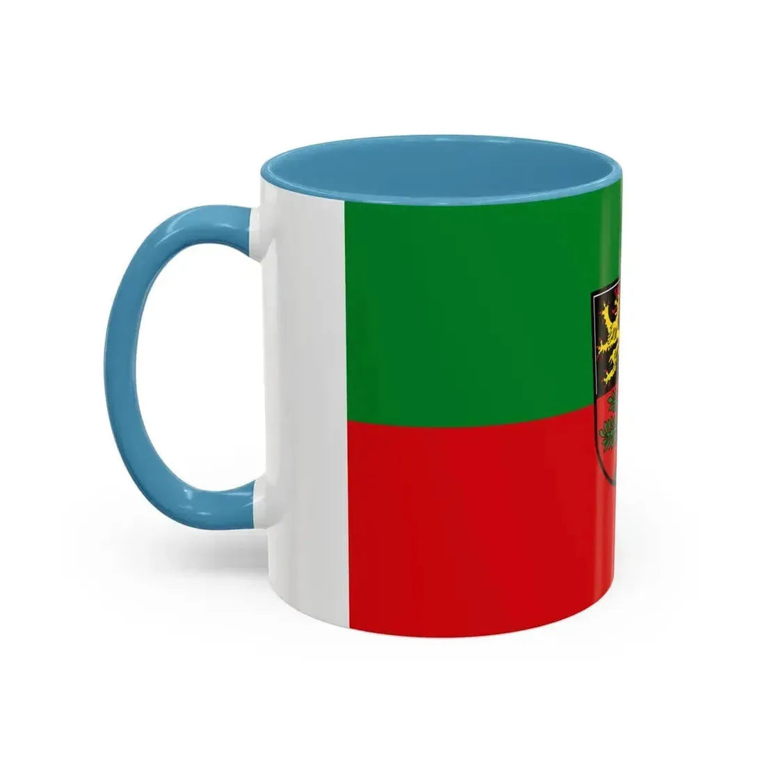 Flag of Weiden in der Oberpfalz Germany - Accent Coffee Mug - Go Mug Yourself