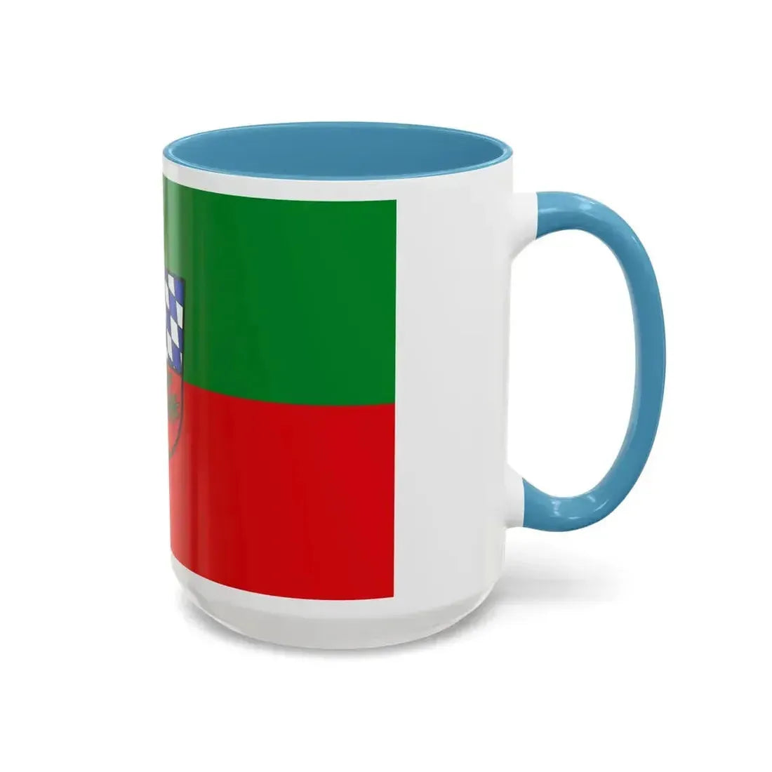 Flag of Weiden in der Oberpfalz Germany - Accent Coffee Mug - Go Mug Yourself
