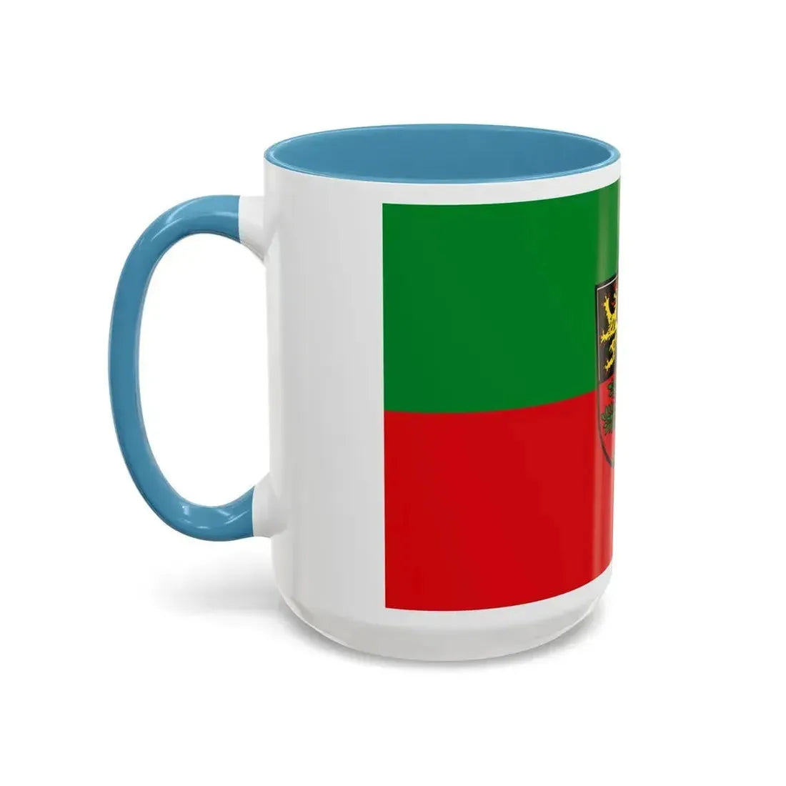 Flag of Weiden in der Oberpfalz Germany - Accent Coffee Mug - Go Mug Yourself