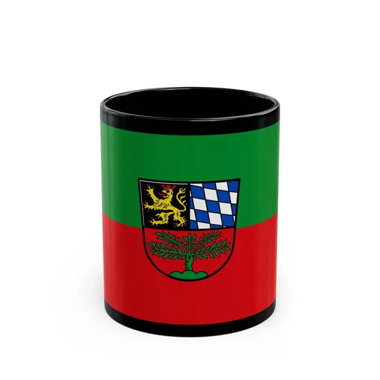Flag of Weiden in der Oberpfalz Germany - Black Coffee Mug 11oz - Go Mug Yourself