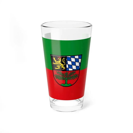 Flag of Weiden in der Oberpfalz Germany - Pint Glass 16oz 16oz - Go Mug Yourself