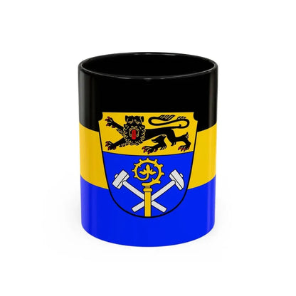 Flag of Weilheim Schongau Germany - Accent Coffee Mug 11oz Black - Go Mug Yourself