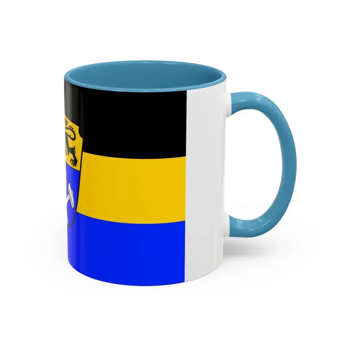 Flag of Weilheim Schongau Germany - Accent Coffee Mug - Go Mug Yourself