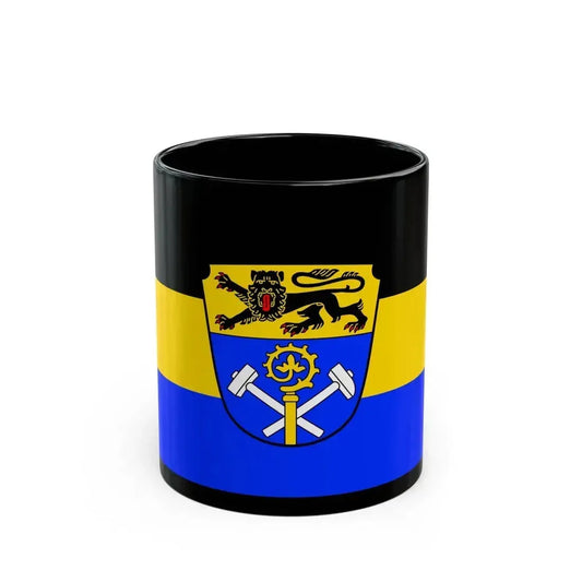Flag of Weilheim Schongau Germany - Black Coffee Mug 11oz - Go Mug Yourself