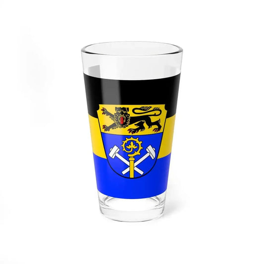 Flag of Weilheim Schongau Germany - Pint Glass 16oz 16oz - Go Mug Yourself