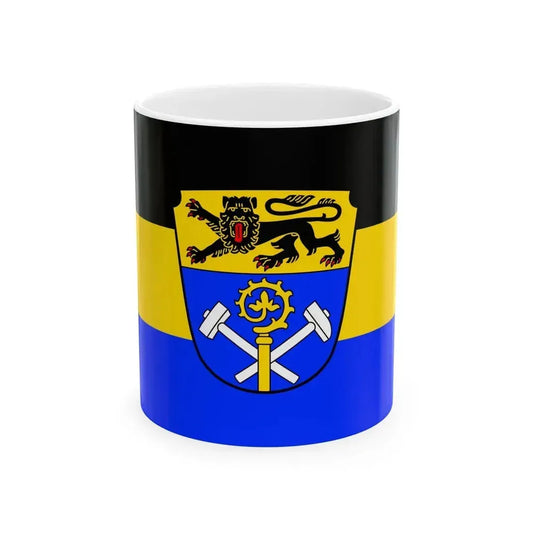 Flag of Weilheim Schongau Germany - White Coffee Mug 11oz - Go Mug Yourself