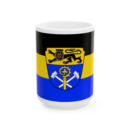 Flag of Weilheim Schongau Germany - White Coffee Mug 15oz - Go Mug Yourself