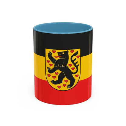 Flag of Weimar Germany - Accent Coffee Mug 11oz Light Blue - Go Mug Yourself