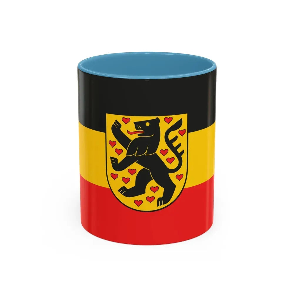 Flag of Weimar Germany - Accent Coffee Mug 11oz Light Blue - Go Mug Yourself
