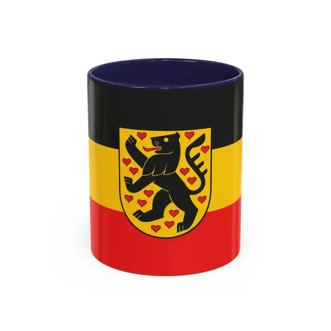 Flag of Weimar Germany - Accent Coffee Mug 11oz Navy - Go Mug Yourself