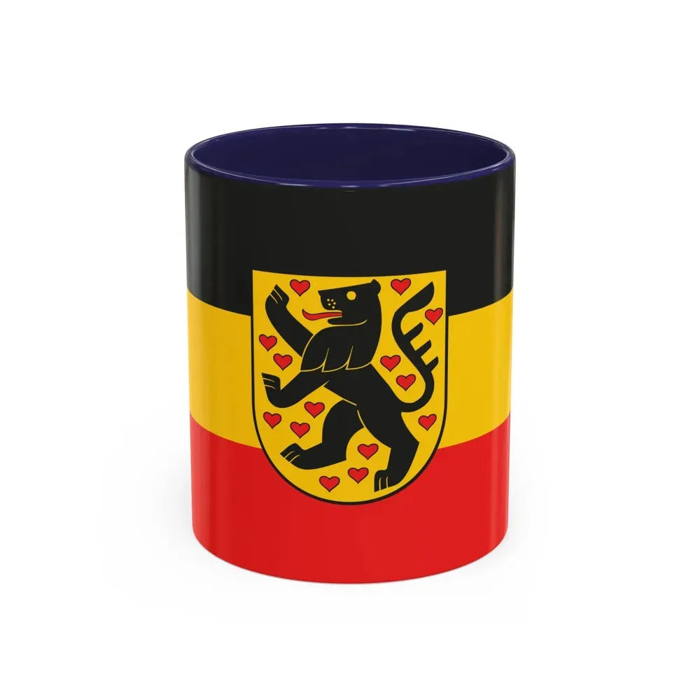 Flag of Weimar Germany - Accent Coffee Mug 11oz Navy - Go Mug Yourself