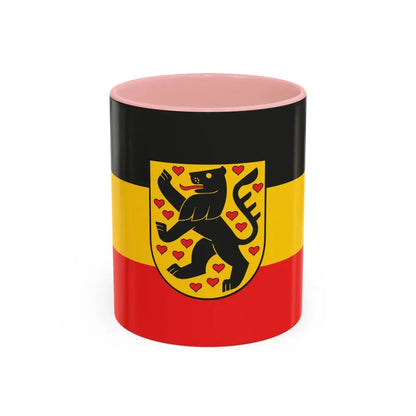Flag of Weimar Germany - Accent Coffee Mug 11oz Pink - Go Mug Yourself
