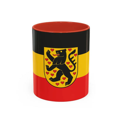 Flag of Weimar Germany - Accent Coffee Mug 11oz Red - Go Mug Yourself