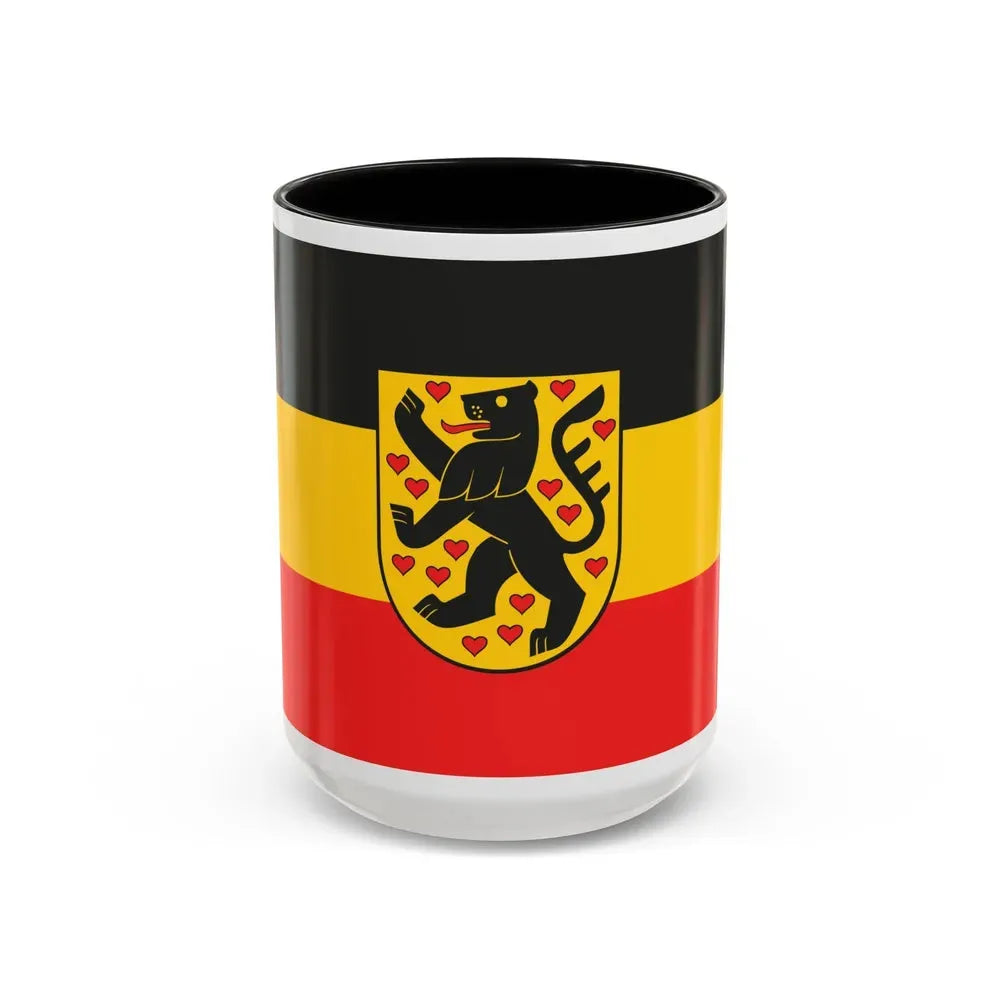 Flag of Weimar Germany - Accent Coffee Mug 15oz Black - Go Mug Yourself