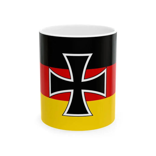 Flag of Weimar Republic defence minister 1919 (Germany) White Coffee Mug 11oz - Go Mug Yourself