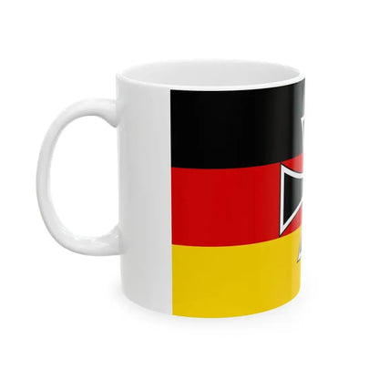 Flag of Weimar Republic defence minister 1919 (Germany) White Coffee Mug - Go Mug Yourself