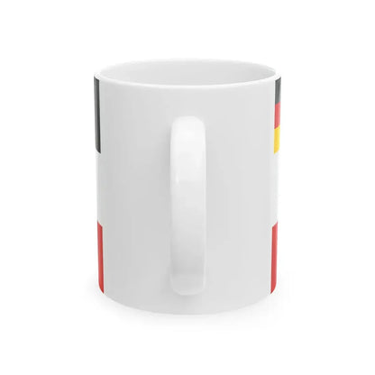 Flag of Weimar Republic jack 1919 proposed (Germany) White Coffee Mug - Go Mug Yourself