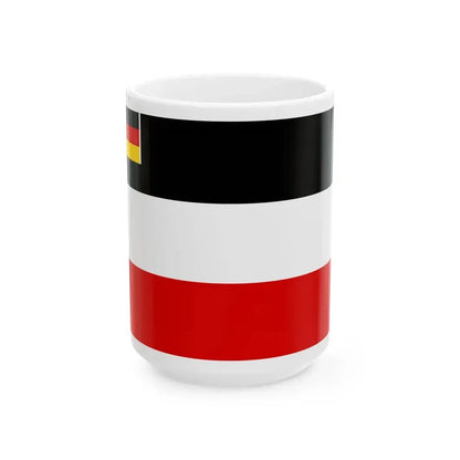 Flag of Weimar Republic merchant (Germany) White Coffee Mug 15oz - Go Mug Yourself