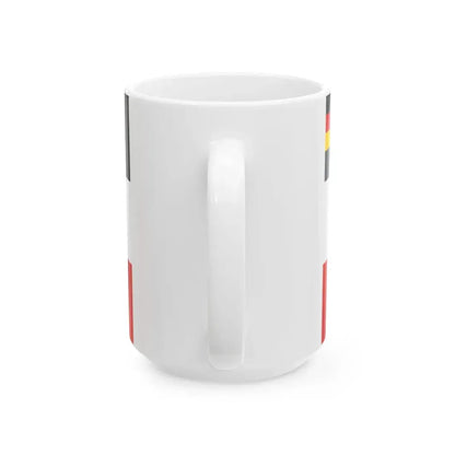 Flag of Weimar Republic merchantcross (Germany) White Coffee Mug - Go Mug Yourself