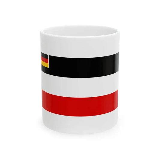 Flag of Weimar Republic pilot (Germany) White Coffee Mug 11oz - Go Mug Yourself
