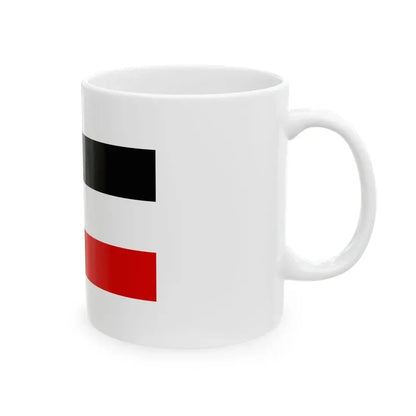 Flag of Weimar Republic pilot (Germany) White Coffee Mug - Go Mug Yourself