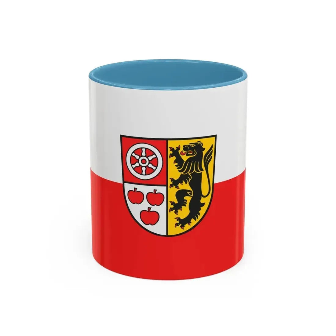 Flag of Weimarer Land Germany - Accent Coffee Mug 11oz Light Blue - Go Mug Yourself