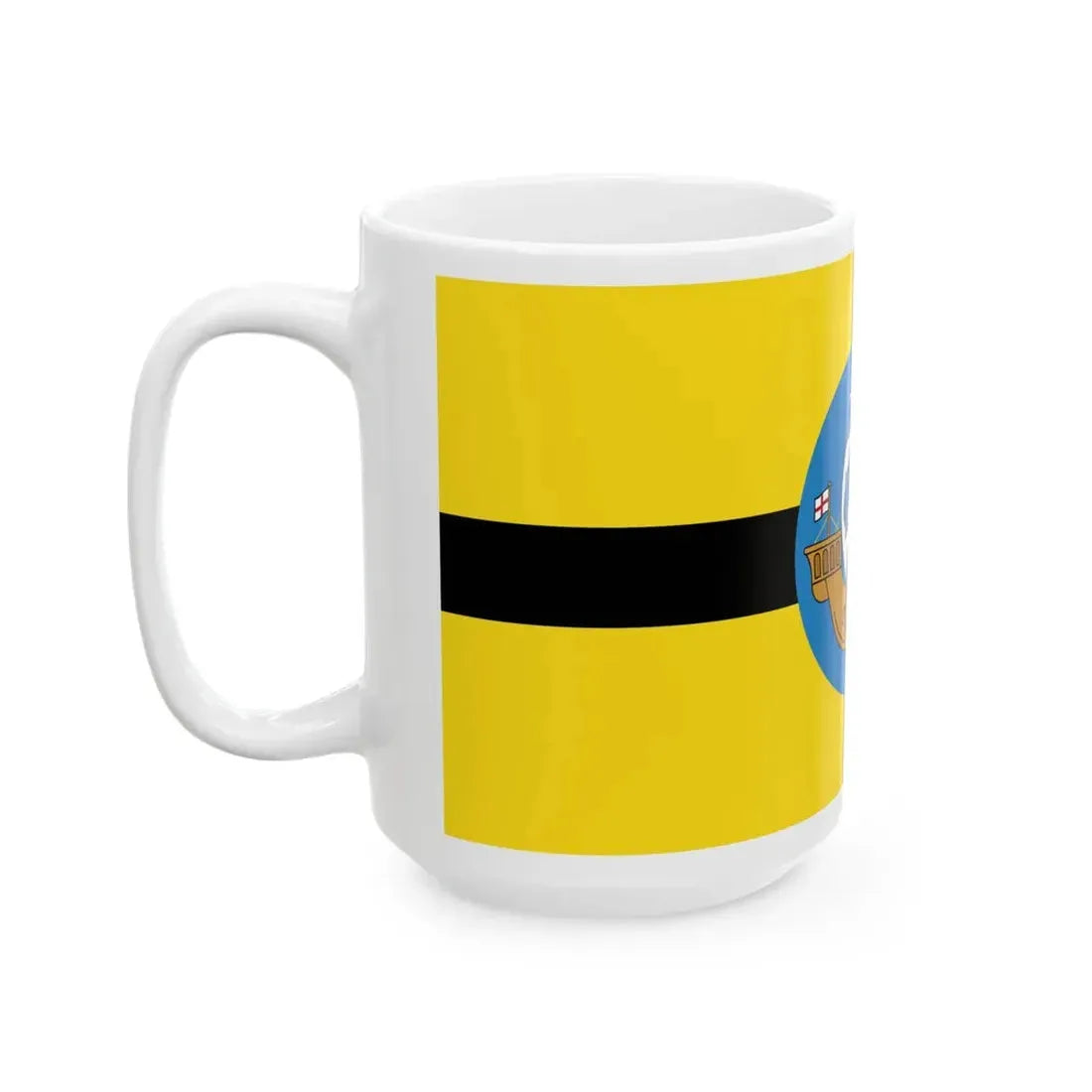 Flag of Wellington City New Zealand (New Zealand) White Coffee Mug - Go Mug Yourself