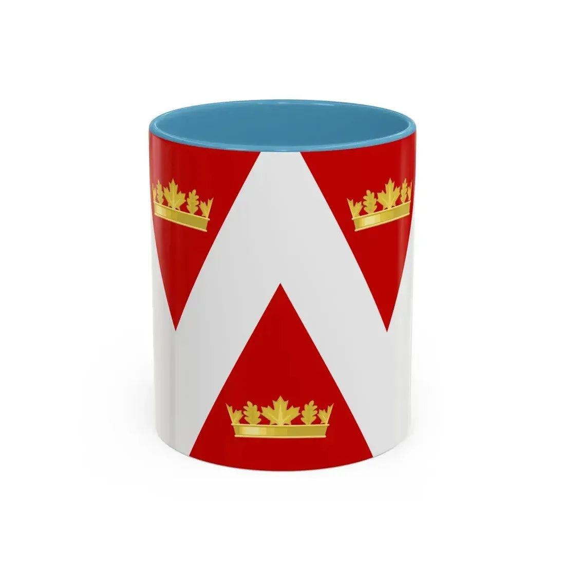 Flag of Wellington Ontario Canada - Accent Coffee Mug 11oz Light Blue - Go Mug Yourself