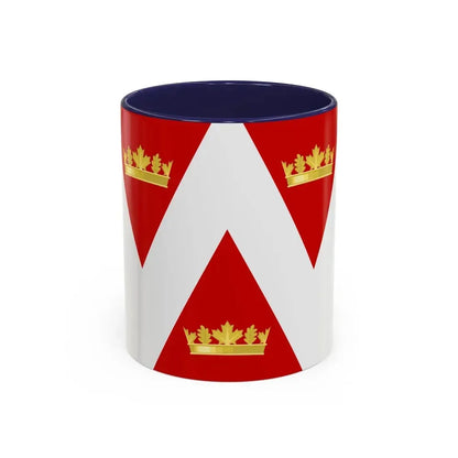 Flag of Wellington Ontario Canada - Accent Coffee Mug 11oz Navy - Go Mug Yourself