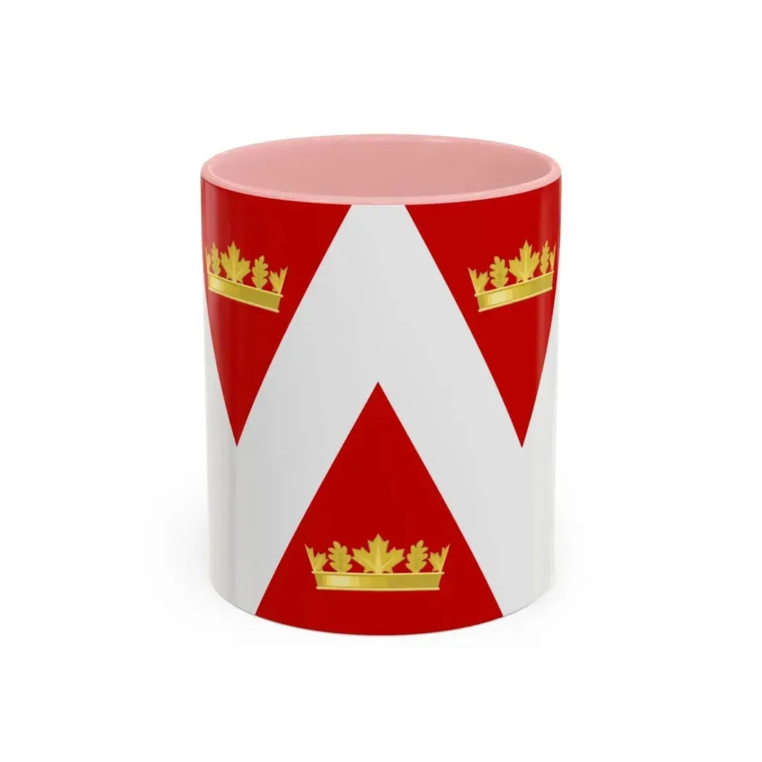 Flag of Wellington Ontario Canada - Accent Coffee Mug 11oz Pink - Go Mug Yourself