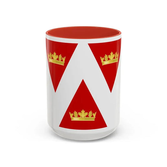 Flag of Wellington Ontario Canada - Accent Coffee Mug 15oz Red - Go Mug Yourself