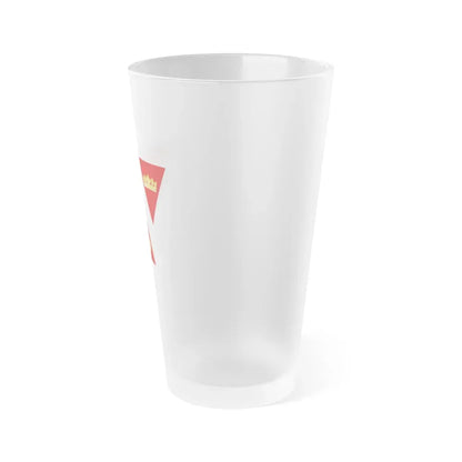 Flag of Wellington Ontario Canada - Frosted Pint Glass 16oz - Go Mug Yourself