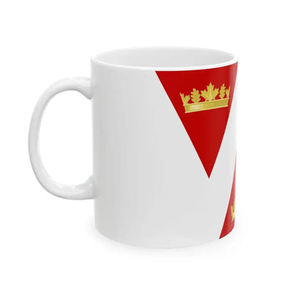 Flag of Wellington Ontario (Canada) White Coffee Mug - Go Mug Yourself