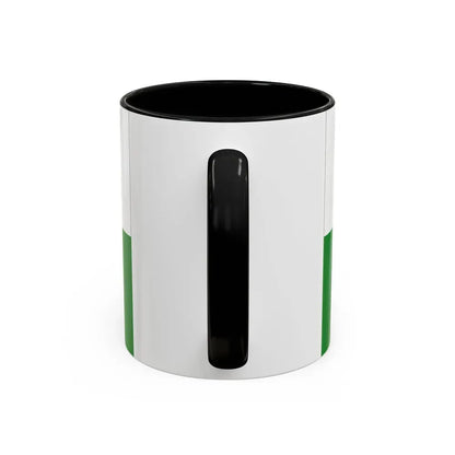 Flag of Wesermarsch Germany - Accent Coffee Mug - Go Mug Yourself