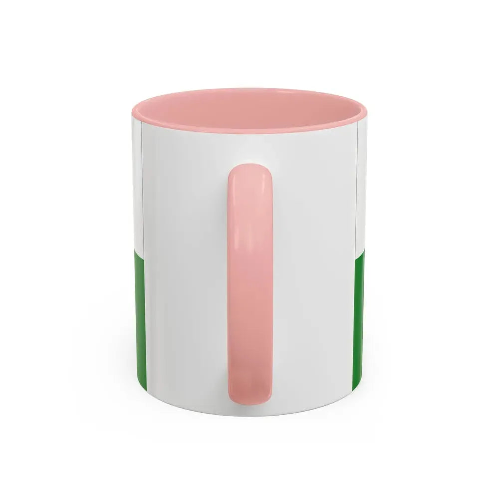 Flag of Wesermarsch Germany - Accent Coffee Mug - Go Mug Yourself