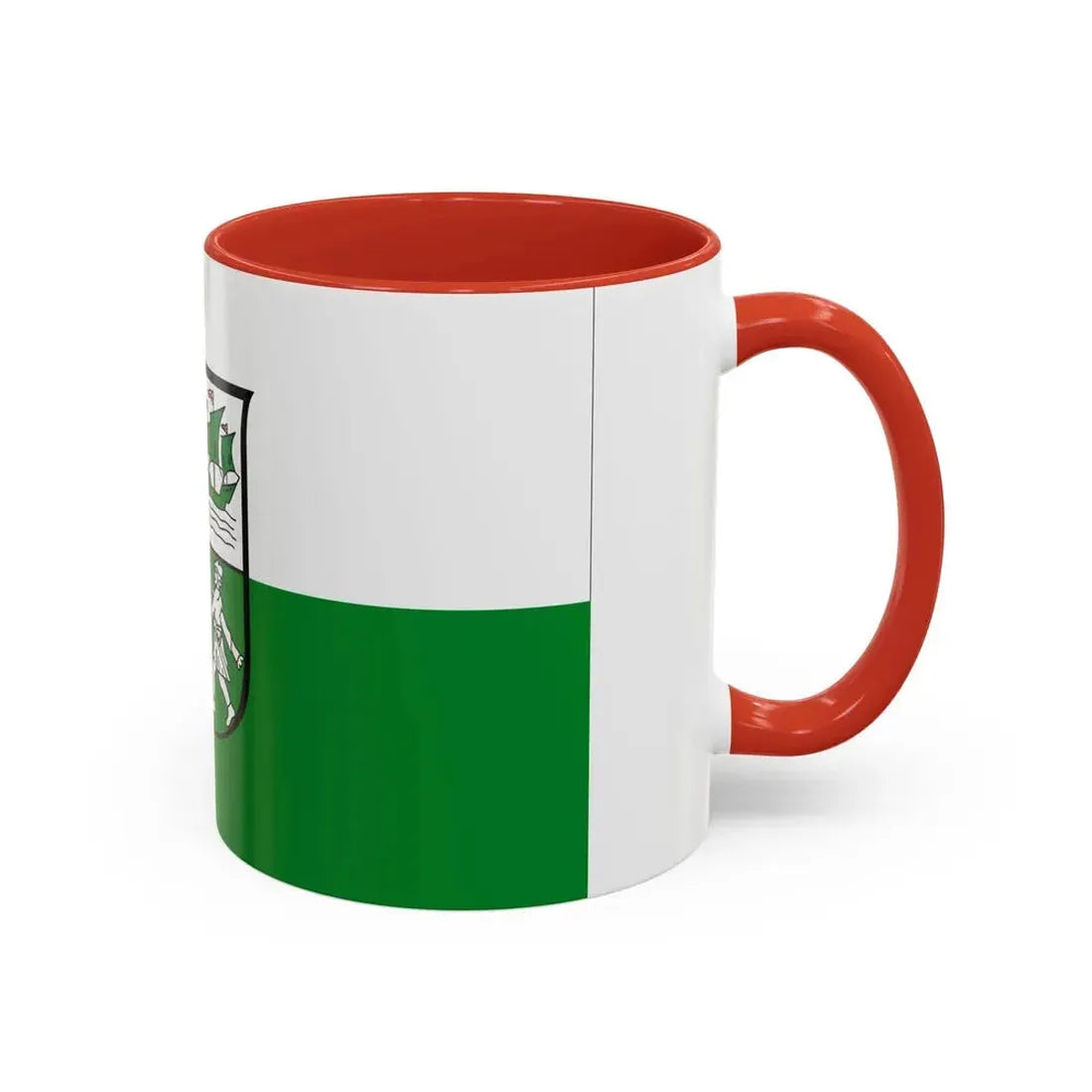 Flag of Wesermarsch Germany - Accent Coffee Mug - Go Mug Yourself