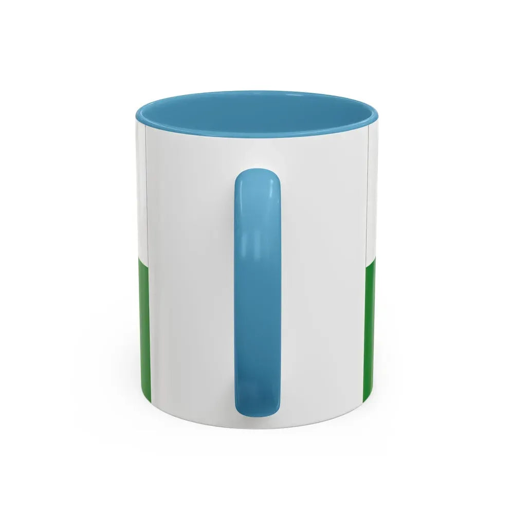Flag of Wesermarsch Germany - Accent Coffee Mug - Go Mug Yourself