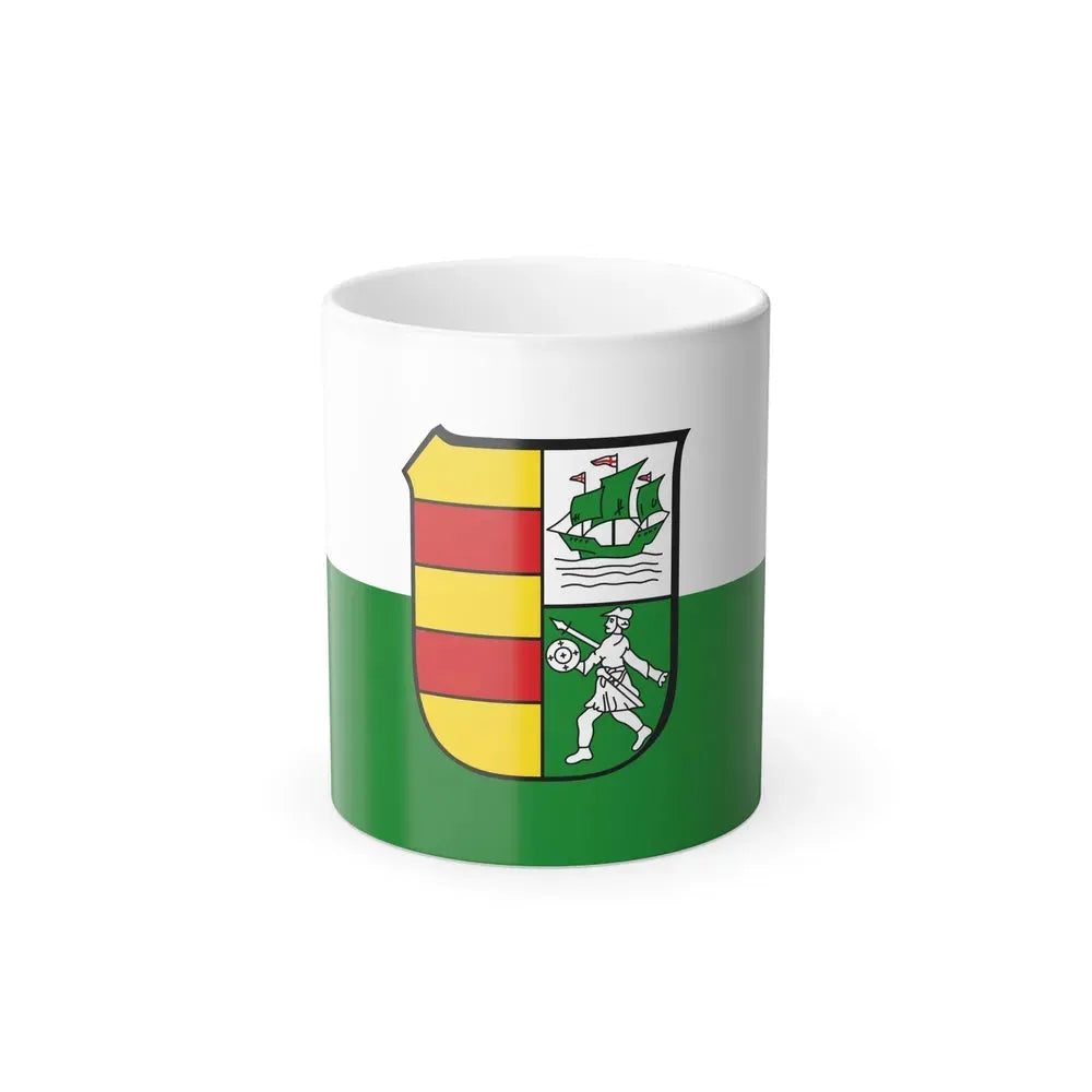 Flag of Wesermarsch Germany - Color Changing Coffee Mug 11oz - Go Mug Yourself