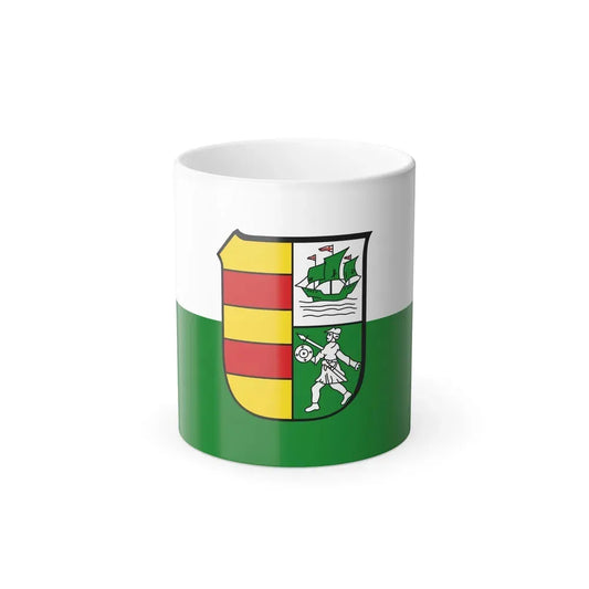 Flag of Wesermarsch Germany - Color Changing Coffee Mug 11oz - Go Mug Yourself