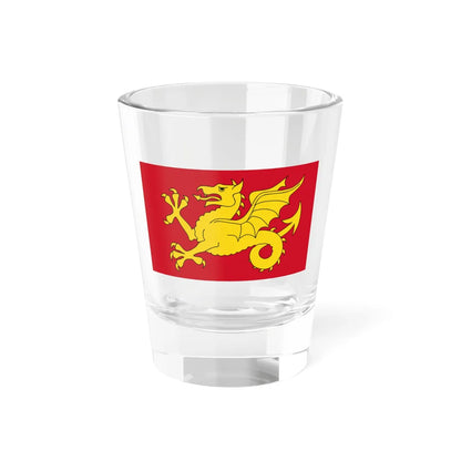 Flag of Wessex (England) Shot Glass 1.5oz 1.5oz - Go Mug Yourself