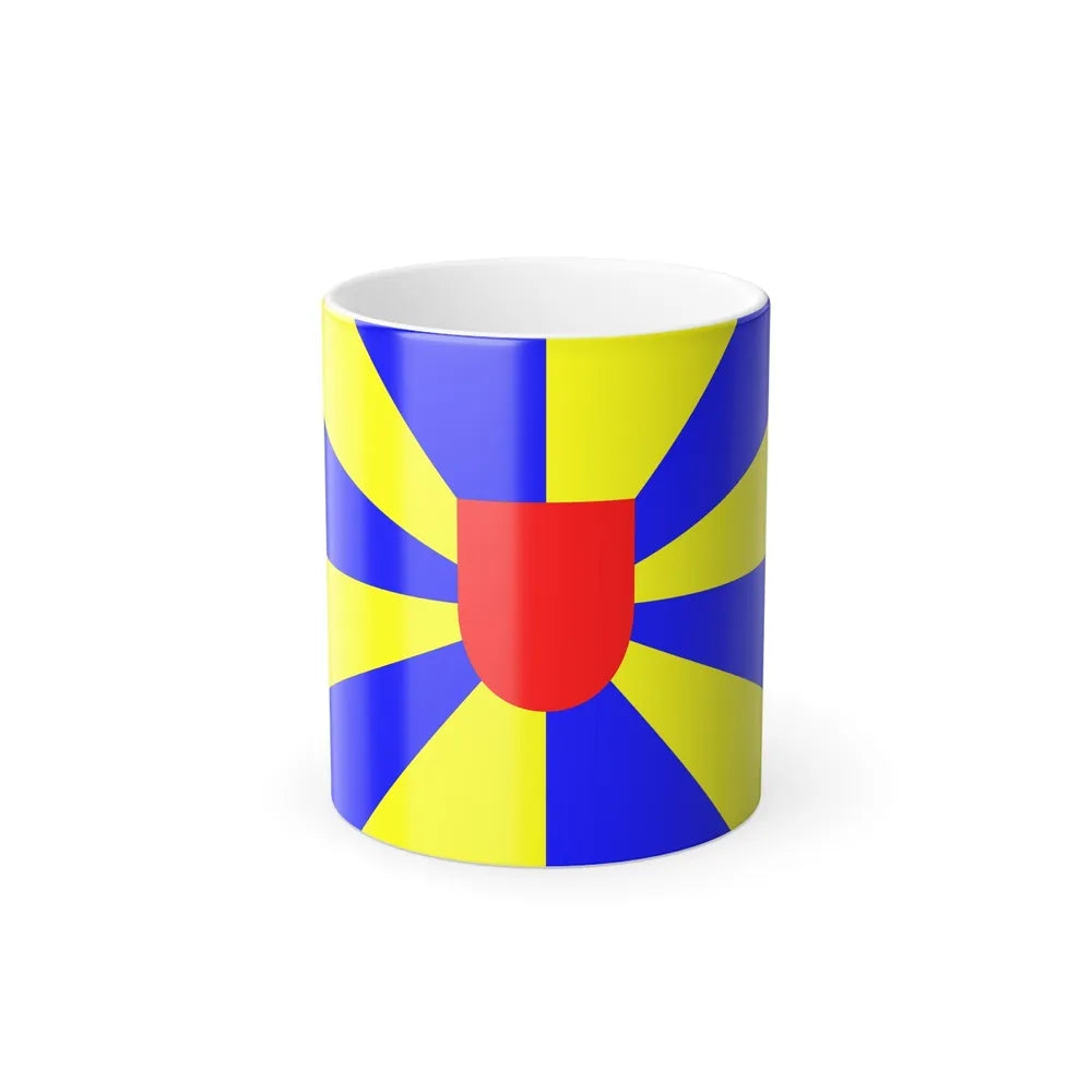 Flag of West Flanders Belgium - Color Changing Coffee Mug-11oz-Go Mug Yourself
