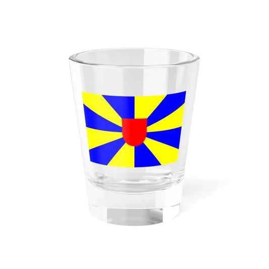 Flag of West Flanders Belgium - Shot Glass 1.5oz 1.5oz - Go Mug Yourself