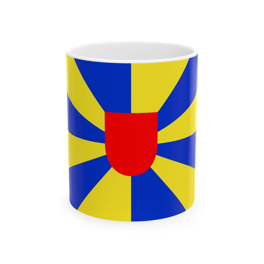 Flag of West Flanders (Belgium) White Coffee Mug-11oz-Go Mug Yourself