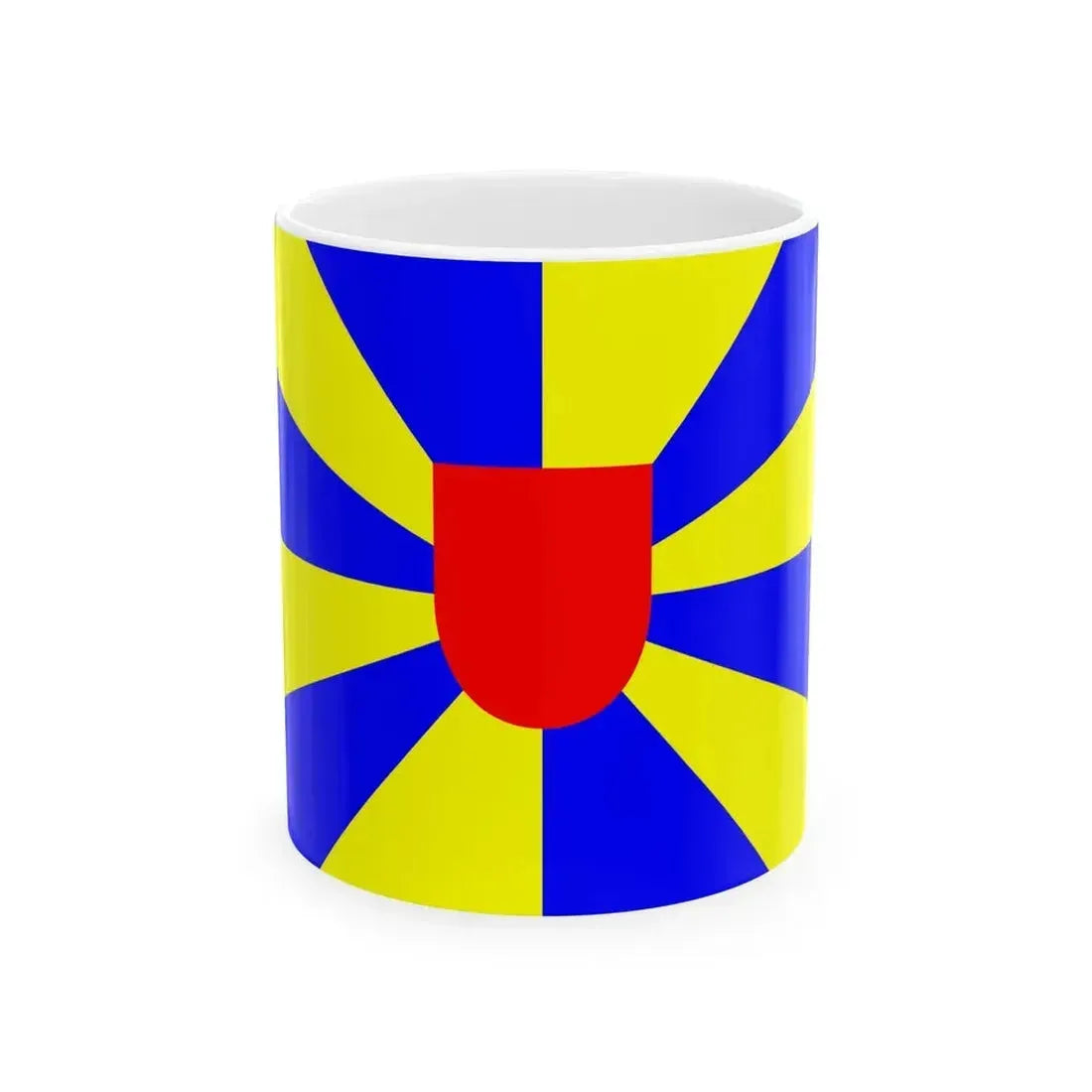 Flag of West Flanders Belgium - White Coffee Mug 11oz - Go Mug Yourself