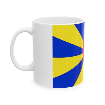 Flag of West Flanders (Belgium) White Coffee Mug-Go Mug Yourself