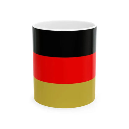 Flag of West Germany Flag of Germany 1990-1996 (Germany) White Coffee Mug 11oz - Go Mug Yourself