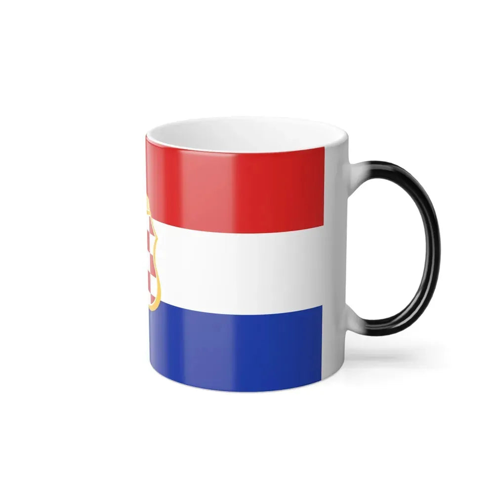 Flag of West Herzegovina Canton Bosnia and Herzegovina - Color Changing Coffee Mug - Go Mug Yourself