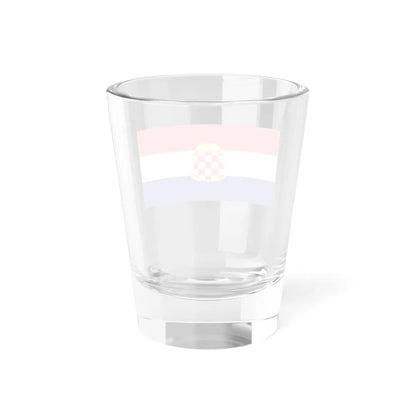 Flag of West Herzegovina Canton Bosnia and Herzegovina - Shot Glass 1.5oz - Go Mug Yourself