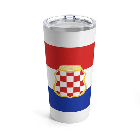 Flag of West Herzegovina Canton Bosnia and Herzegovina - Tumbler 20oz 20oz - Go Mug Yourself