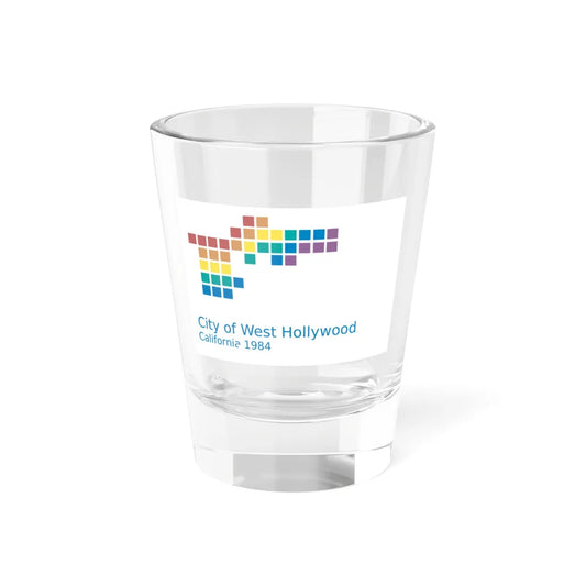 Flag of West Hollywood California (United States) Shot Glass 1.5oz 1.5oz - Go Mug Yourself